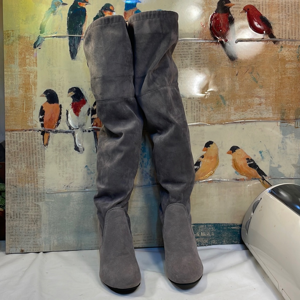 Gray Kneehighs